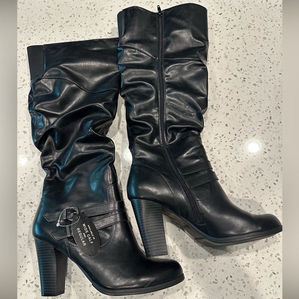 Style & Co. Black Heeled Boots